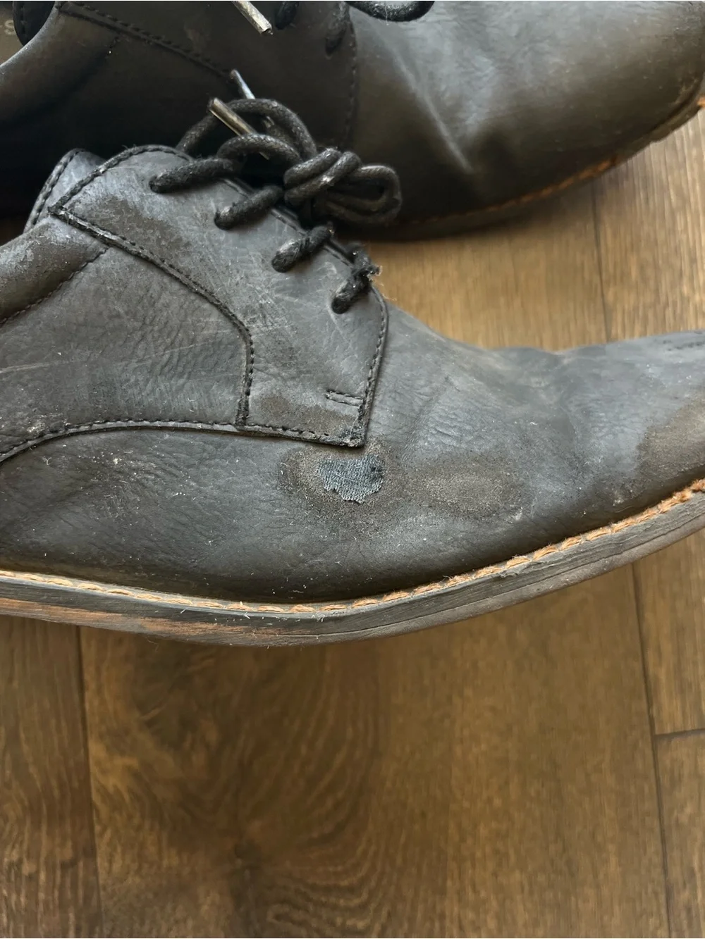 Perry Ellis Portfolio Leather Derby Shoes